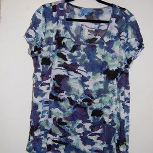 Vera Wang, floral print tee